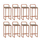 Kit 08 Banqueta Alta Luffi Com Encosto Cozinha Bar Balcão Bis