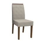 Kit 08 Cadeiras De Jantar Aline Animalle Marfim Wd25 Pés Amên