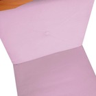 Kit 08 Cadeiras De Jantar Antonela Base De Madeira Suede Rosa