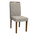 Kit 08 Cadeiras De Jantar Cecília Animalle Marfim Wd25 Pés Am