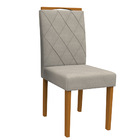 Kit 08 Cadeiras De Jantar Cecília Animalle Marfim Wd25 Pés Yp