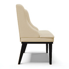 Kit 08 Cadeiras De Jantar Liz Corino Base Fixa Madeira Preto