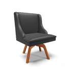 Kit 08 Cadeiras De Jantar Liz Corino Preto D03 - D'rossi Base