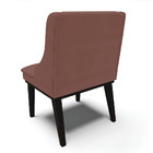 Kit 08 Cadeiras De Jantar Liz Veludo Base Fixa Madeira Preto