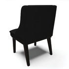 Kit 08 Cadeiras De Jantar Liz Veludo Luxo Preto A81 Base Fixa