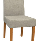 Kit 08 Cadeiras De Jantar Mayte Veludo Linho Tl13 Pés Ypê - D