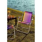 Kit 08 Cadeiras De Praia Tramontina Samoa Alta Em Alumínio Co