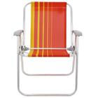 Kit 08 Cadeiras De Praia Tramontina Samoa Alta Em Alumínio Co