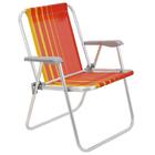 Kit 08 Cadeiras De Praia Tramontina Samoa Alta Em Alumínio Co