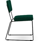 Kit 08 Cadeiras Decorativas Estofada Base De Aço Allana L02 B