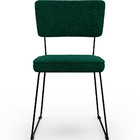 Kit 08 Cadeiras Decorativas Estofada Base De Aço Allana L02 B