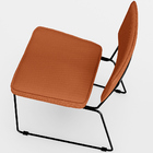 Kit 08 Cadeiras Decorativas Estofada Base De Aço Allana L02 T