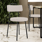 Kit 08 Cadeiras Decorativas Estofada Para Sala De Jantar Barc