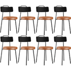 Kit 08 Cadeiras Decorativas Estofada Para Sala Jantar Barcelo