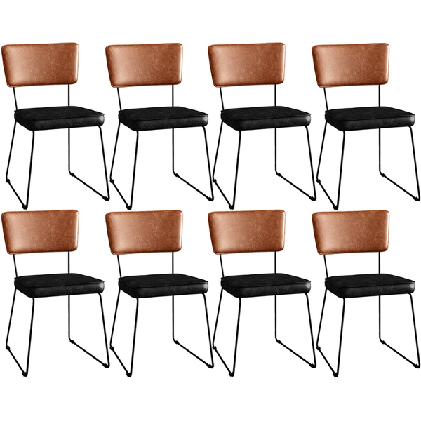 Kit 08 Cadeiras Decorativas Sala De Jantar Allana L02 Couríss