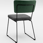 Kit 08 Cadeiras Decorativas Sala Jantar Allana L02 Facto Verd