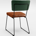 Kit 08 Cadeiras Decorativas Sala Jantar Allana L02 Facto Verd