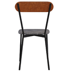 Kit 08 Cadeiras Estofada Para Sala De Jantar Liora Preto C01