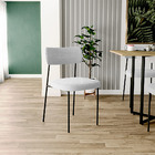 Kit 08 Cadeiras Estofadas Para Sala De Jantar Melina L02 Bouc