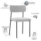 Kit 08 Cadeiras Estofadas Para Sala De Jantar Melina L02 Bouc