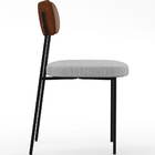 Kit 08 Cadeiras Estofadas Para Sala De Jantar Melina L02 Cour