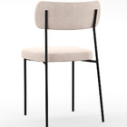 Kit 08 Cadeiras Estofadas Para Sala De Jantar Melina L02 Sued