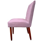 Kit 08 Cadeiras Jantar Madrid Pés Palito Sued Rosa Bebê - D'c