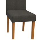 Kit 08 Cadeiras Júlia Linho Cinza Ln03 Pés Ypê - D'rossi