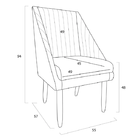 Kit 08 Cadeiras Para Sala De Jantar Ana Pés Palito Suede Bege