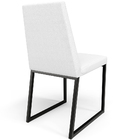 Kit 08 Cadeiras Para Sala De Jantar Base Aço Industrial Preto