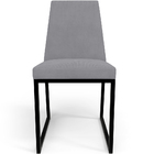 Kit 08 Cadeiras Para Sala De Jantar Base Aço Industrial Preto