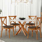 Kit 08 Cadeiras Para Sala De Jantar E Estar Living Estofada Á