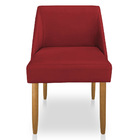 Kit 08 Cadeiras Poltrona Juliana Suede Pés Palito Castanho -