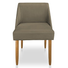 Kit 08 Cadeiras Poltrona Juliana Suede Pés Palito Castanho -