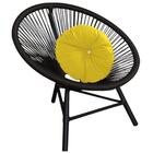 Kit 08 Poltrona Cadeira Corino Amarelo