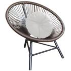 Kit 08 Poltrona Cadeira Jardim Varanda Suede Branco