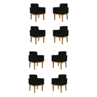 Kit 08 Poltronas Decorativa Reforçada Oferta - Balaqui Decor