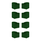 Kit 08 Poltronas Decorativas Sala De Espera Clinica Tecido Ve