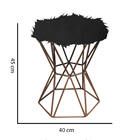 Kit 08 Puff Banqueta Louis Aramado Hexágono Para Penteadeira