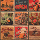 Kit 09 Azulejos Decorativos Vintage Quarter 15x15cm Sofistiq