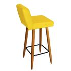 Kit 09 Banqueta Alta Amarelo