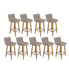 Kit 09 Banqueta Alta Bege