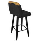 Kit 09 Banqueta Alta C/ Encosto Lith Para Cozinha Bar Balcão