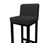 Kit 09 Banqueta Alta Com Encosto Aila Cozinha Balcão Bistrô B