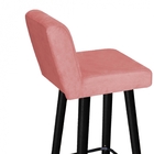 Kit 09 Banqueta Alta Com Encosto Lana Cozinha Balcão Bistrô P