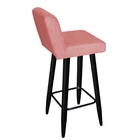 Kit 09 Banqueta Alta Com Encosto Lana Cozinha Balcão Bistrô P