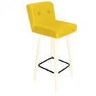 Kit 09 Banqueta Alta Com Encosto Lana Cozinha Balcão Bistrô P