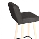 Kit 09 Banqueta Alta Com Encosto Lana Cozinha Balcão Bistrô P