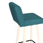 Kit 09 Banqueta Alta Com Encosto Lana Cozinha Balcão Bistrô P