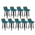 Kit 09 Banqueta Alta Encosto Lith Para Cozinha Bar Balcão Bis